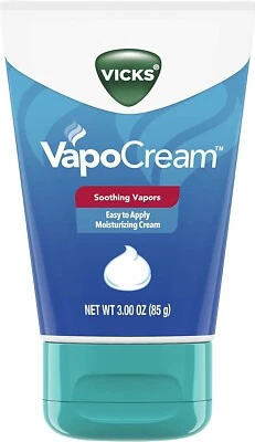 VICKS VapoCream Soothing Vapors & Moisturizing Cream Easy To Apply 3 oz - Image 1 of 3