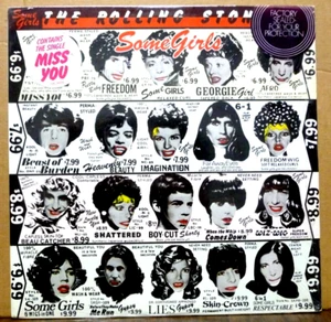 THE ROLLING STONES Some Girls FACTORY SEALED 1978 LP 1st PRESSING w/HYPE STICKER - Picture 1 of 3