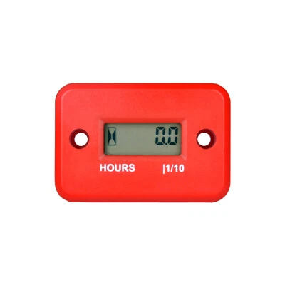 (Red)Inductive Hour Meter,Maintenance Gas Engine For Lawn Mower Motorcycle ATV - Image 1 of 4
