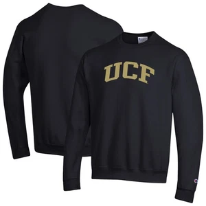 Men's Champion Black UCF Knights Basic Arch Fleece Pullover Sweatshirt - Picture 1 of 3