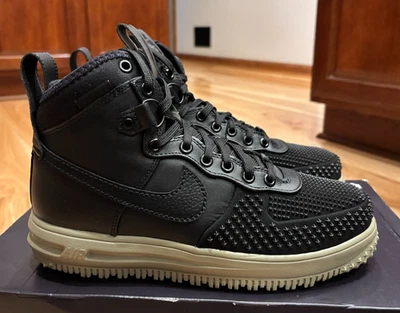 Nike Lunar Force 1 Duckboot Negro Neutro Oliva DZ5320 001 Para hombres Talla 7.5 Foto 1 de 4