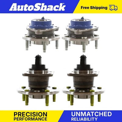 Front Rear Wheel Hub Bearing Assemblies for 1997-2000 Chevrolet Malibu Foto 1 de 4