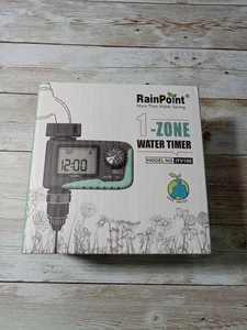 Elektrische Rainpoint 1-Zonen Wasserzeitschaltuhr ITV105 wasser-/rostdicht Regenverzögerung Bewässerung - Bild 1 von 2