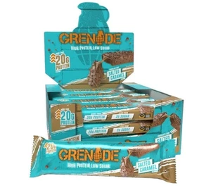 Grenade High Protein Low Sugar Chocolate Chip Salted Caramel 12x60g BBE 02/2025 - Picture 1 of 3