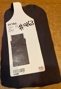 IKEA Dytag Dark Grey Duvet Cover + Pillowcase SINGLE 150x200cm 100% Linen - Picture 1 of 3
