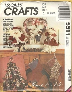Patrón McCall's Costura Artesanía Casa de Campo Paquete de Navidad De Colección Fuera de Stock Nuevo - Imagen 1 de 3