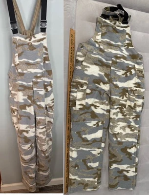 SCHEELS OUTFITTERS Hunting Bib Overalls camouflage wool blend size Large  - Image 1 of 4