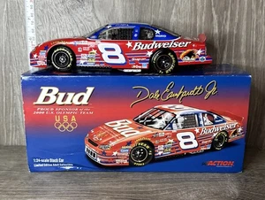 2000 Action 1:24 Dale Earnhardt Jr #8 Bud US Olympic Team Monte Carlo Stock Car - Picture 1 of 7