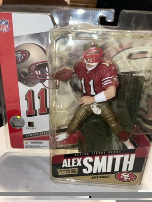McFarlane Football Series 11-12 #90 2005 Alex Smith primera pieza equipo: SF Foto 1 de 4
