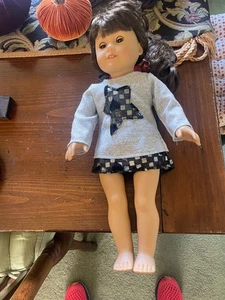 Super Keen American Girl wirklich braune Haare grüne Augen nicht mehr produziert 18 Zoll Puppe - Bild 1 von 6