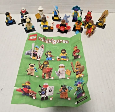 Juego Completo de 12 Lego 71029 Serie 21 Mini Figuras Apicultor Antiguo Guerrero Foto 1 de 4