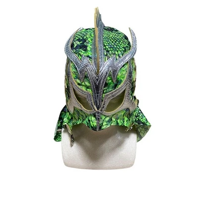 Máscara autografiada Ultimo Dragon, mercancía de lucha libre, rara coleccionable Foto 1 de 4