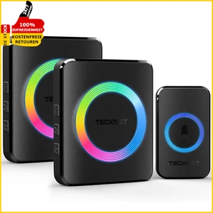 Funkklingel Türklingel 400m Reichweite 60 Melodien Funk Klingel Dicht Schnurlos - Bild 1 von 8