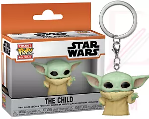 Star Wars mandalorianischer Funko POP Schlüsselanhänger DAS KIND FORCE Taschensammlerstück - Bild 1 von 13