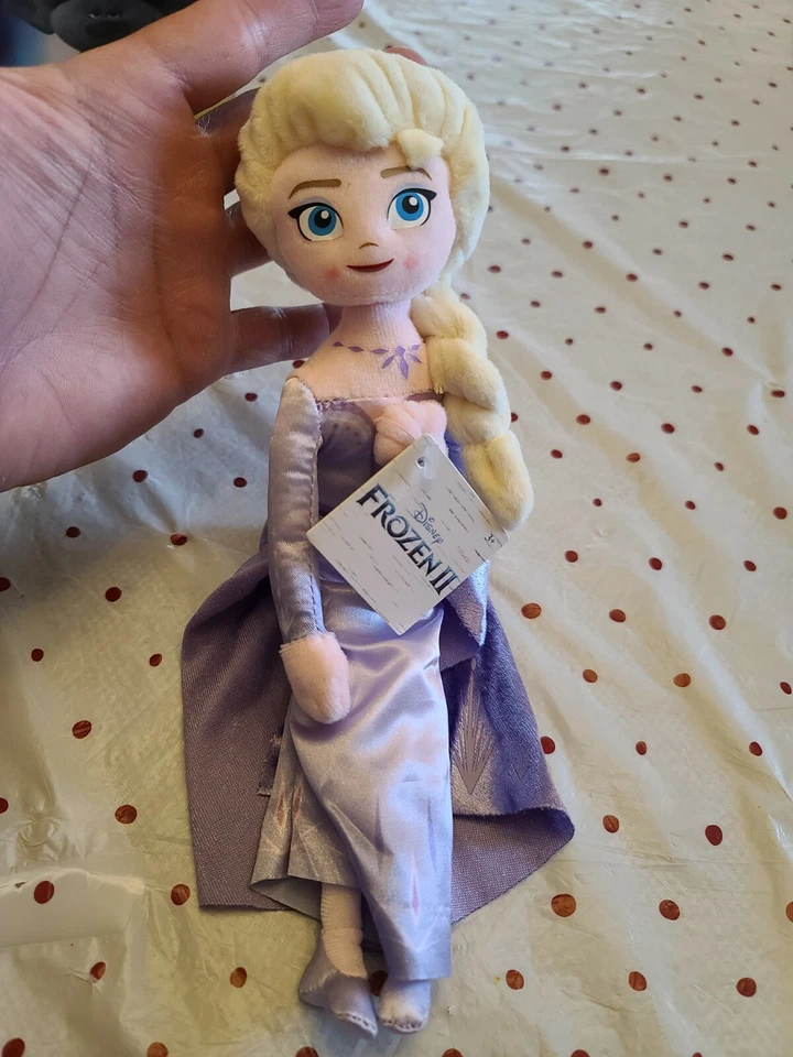 Фигурка плюшевой куклы Disney Frozen 2 II Movie ELSA 8 дюймов 2019 новая в наличии - Изображение 1 из 1