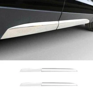 4*For Cadillac XT4 2019-24 Chrome steel Side Door Body Guard Molding Cover Strip - Bild 1 von 9
