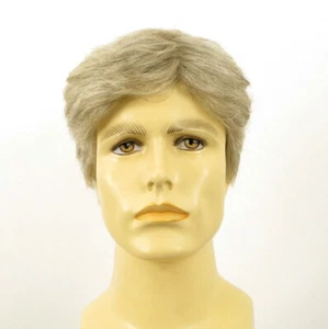 Short Wig For Men Natural Hair White And Grey Ref DAVID 51 - Imagen 1 de 8