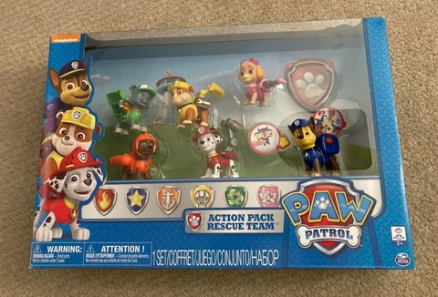 Sealed ⭐ PAW PATROL ⭐ ACTION PACK RESCUE TEAM (2013) ⭐ 6 figure set - NEW IN BOX Cover