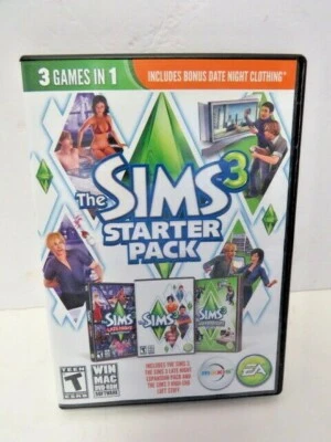 2013 Б/у Sims 3 стартовый пакет ПК CD-Rom полный - Изображение 1 из 4