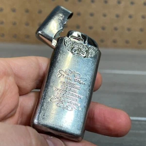 Vintage Lighter Fierce Tiger Brand Squirrel Windproof Propane WZ-1029 - Picture 1 of 14