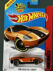 HOT WHEELS 2015 HW RACE #178/250 FORD SHELBY GR-1 CONCEPT HOTWHEELS ORANGE - Bild 1 von 18