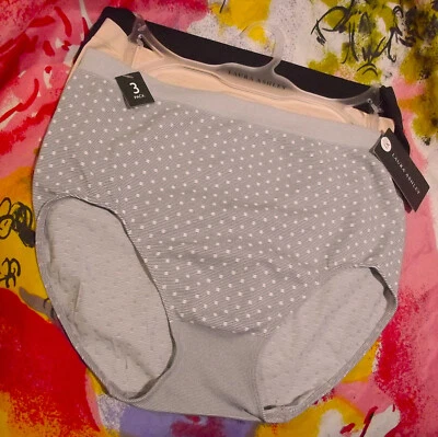 3 NUEVAS BRAGAS LAURA ASHLEY LS7549 3PKE TALLA GRANDE MICROFIBRA SIN COSTURAS 1X Foto 1 de 2