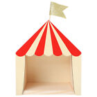  Circus Cabin House Ornament Wooden Display Stand Kids Room Decor Child