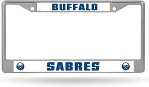 Buffalo Sabres Chrome Metal License Frame [NEW] NHL Auto Car Plate Truck - Picture 1 of 1