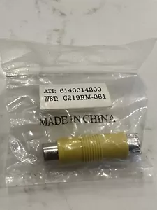 ATI 6140014200 8-Pin S-VIDEO (M) TO RCA Composite (F) Video Adapter BRAND NEW - Picture 1 of 1
