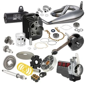 Kit Piaggio Ciao Cilindro Albero Marmitta Variatore Ingranagg Carburatore Filtro - Picture 1 of 1