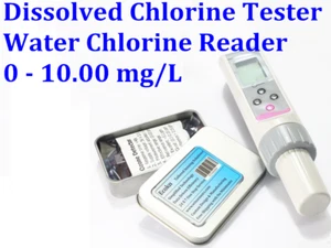 Probador de cloro disuelto analizador detector de agua portátil 0 - 10,00 mg/L - Imagen 1 de 12