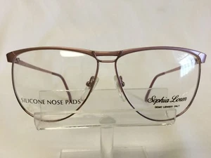 Sophia Loren M-20 Eyeglasses Sunglasses Soft Pink Large Metal 57 Eye - Picture 1 of 8