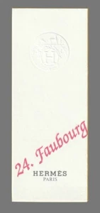 Carte Publicitaire - advertising card - 24 Faubourg Hermès - Picture 1 of 1