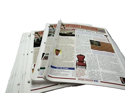26 Monthly Issues of ANTIQUES ROADSHOW INSIDER Magazine Booklets  2005-2010 - Image 1 of 4