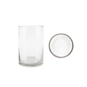 Mega Vasen - 4" x 6" Zylinder Glas Vase - 1 Stück, klar - Bild 1 von 1