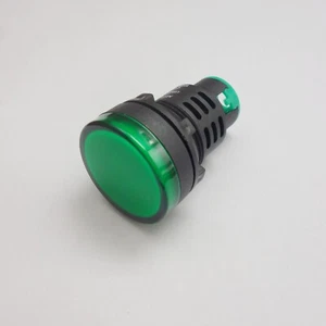 2PCS Pilot light Green Led Lamp Panel Cutout Dia. 30mm Screw Terminal 110V AC/DC - Picture 1 of 6