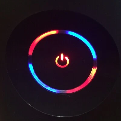 Custom Xbox 360 Red & Blue ROL RF Board Ring Of Light / Power Button for PHAT - Image 1 of 2