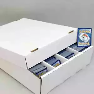 25x BCW 3200 Count Monster Card Storage Boxes - Fits Baseball, Pokémon, Trading - Picture 1 of 12