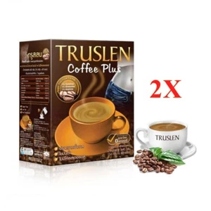 2 Boxes Dietary Truslen Instant Coffee Mix Powder Coffee Plus - Picture 1 of 9