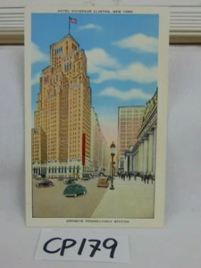 VINTAGE POSTCARD LINEN CLINTON NEW YORK HOTEL GOVERNOR - Picture 1 of 2