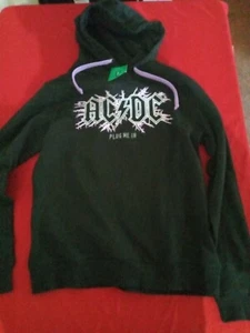 AC/DC Plug Me In Hoodie Sweatshirt Black NwT - Picture 1 of 3