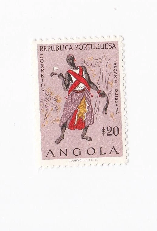 Estampilla postal vintage de Angola República Portuguesa anterior a 1970 $20 Foto 1 de 1