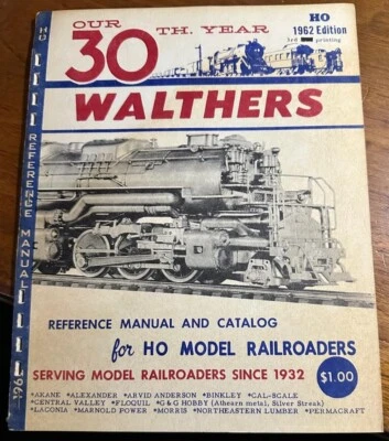 Walthers 1962 Edición 30 Años Modelo Ferrocarril Referencia Libro Catálogo Escala HO Foto 1 de 4