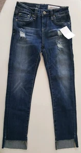AGAdriano goldschmied Girls The Kate slim straight jeans, adj waist Sz8 Ret $69 - Picture 1 of 6