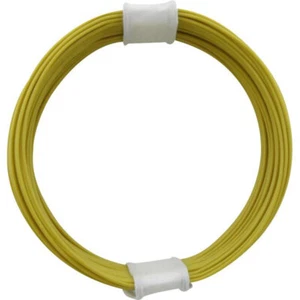 Fil De Plage Donau 110-3 Jaune 10M 1 X 0,04 Mm² Isolé En Plastique - Picture 1 of 1
