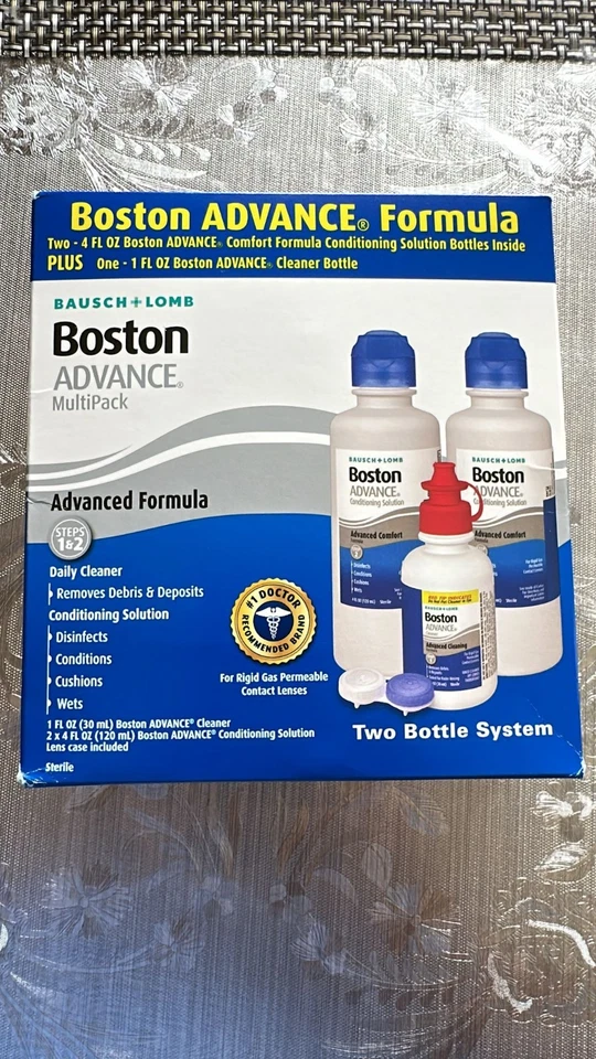 Bausch Lomb Boston Advance Formula Solution Contact Lenses 9 Ounces Multi-pack