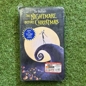 Tim Burton's The Nightmare Before Christmas - VHS Factory Sealed! - Picture 1 of 7