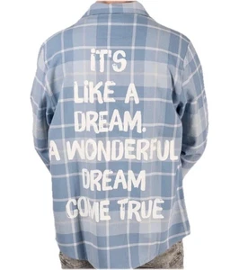 Neu mit Etikett Cakeworthy 3X Aschenputtel Flanell kariert "Wie ein Traum wird wahr" - Bild 1 von 2