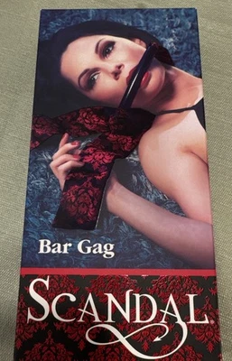 CALEXOTICS - Scandal BAR GAG Estampado Plateado NUEVO Foto 1 de 3