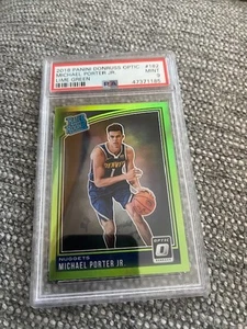 2018 Panini Donruss Optic #182 Michael Porter Jr. Lime Green /149 PSA 9 - Picture 1 of 2